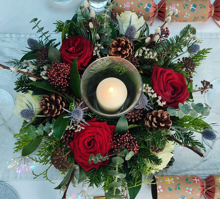 Luxury Christmas Table Decoration Workshop