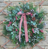 Frosted Morning Wreath - Pink