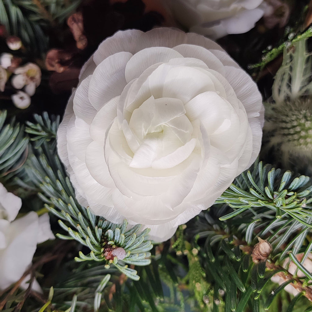Luxury Winter white table arrangement
