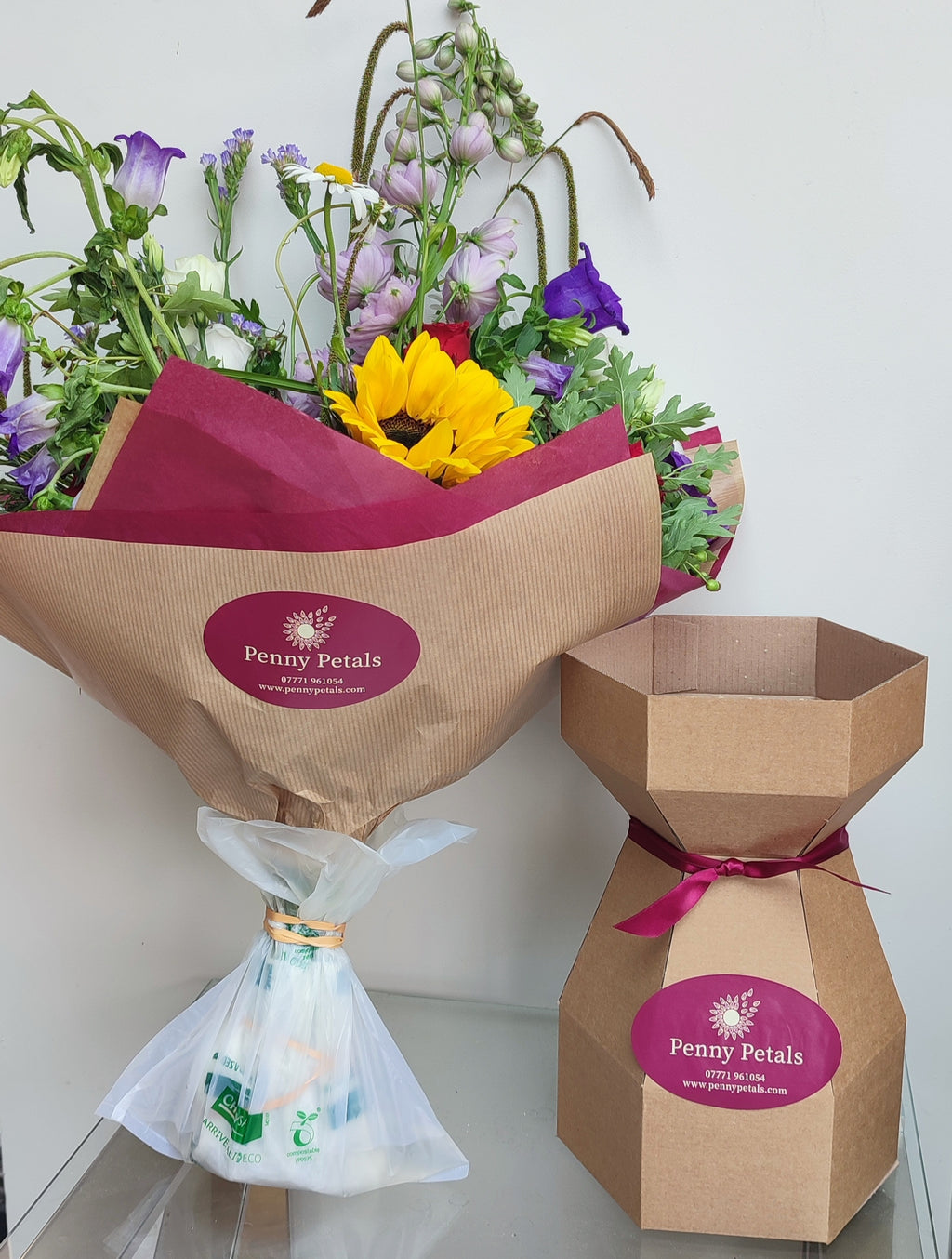 Bio-degradable Water pouch & Gift box