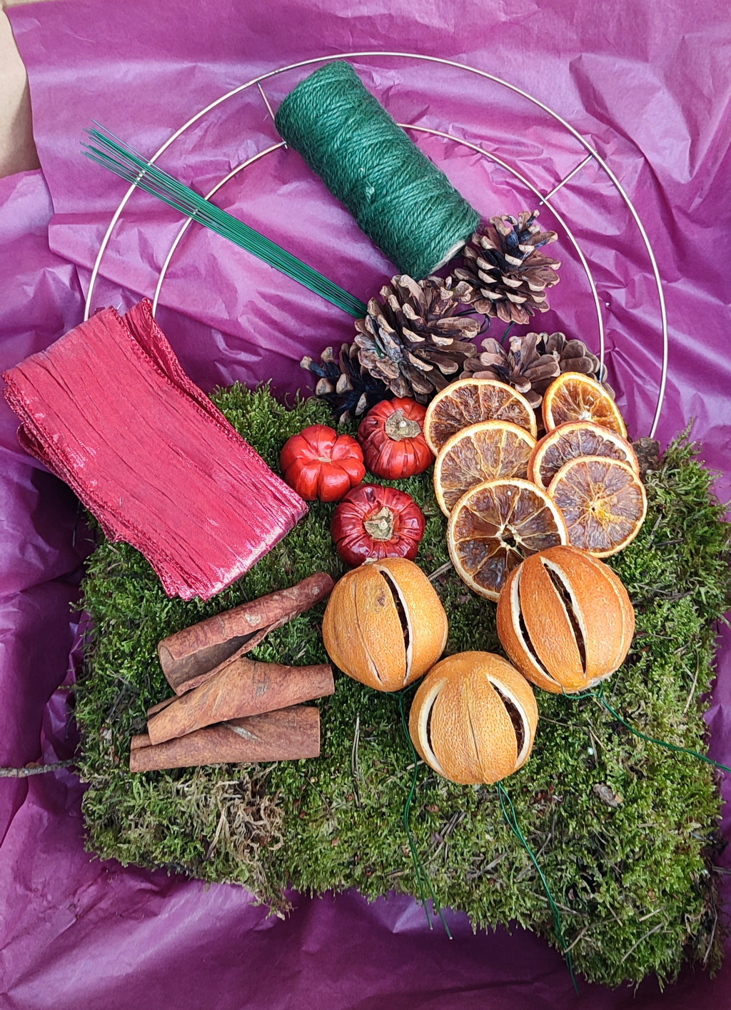 Luxury Christmas wreath-making kit